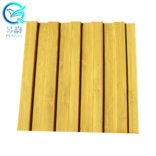 3d Wood Wall Panel Covering Hot Sale Bamboo Fiber Outdoor/interior Wall Decoration 1860*103MM Customized 1000SQM 8/12MM CN;ANH